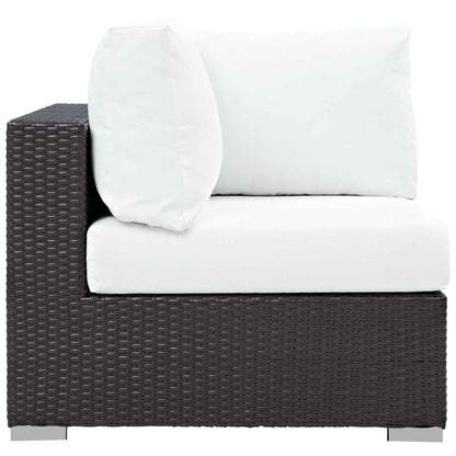 Patio Elegance Outdoor Sectional Set - 10-Piece Convene Lounge Set by Modway