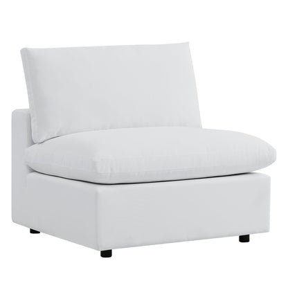 Commix Outdoor Sectional Sofa 5 Piece Sunbrella® White Collection at Patio Elegance
